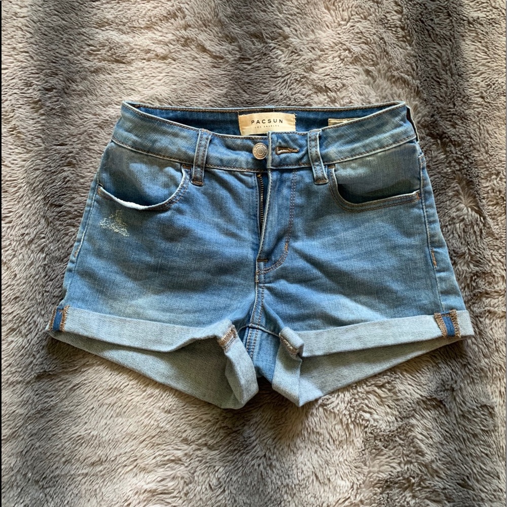 Pacsun Super Stretch Shortie Shorts
